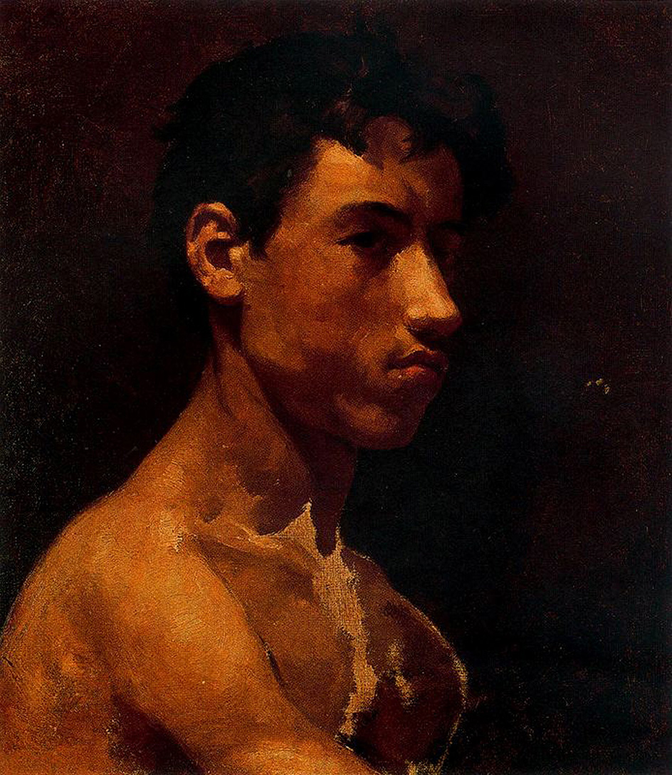 Picasso Bust of young man 1895